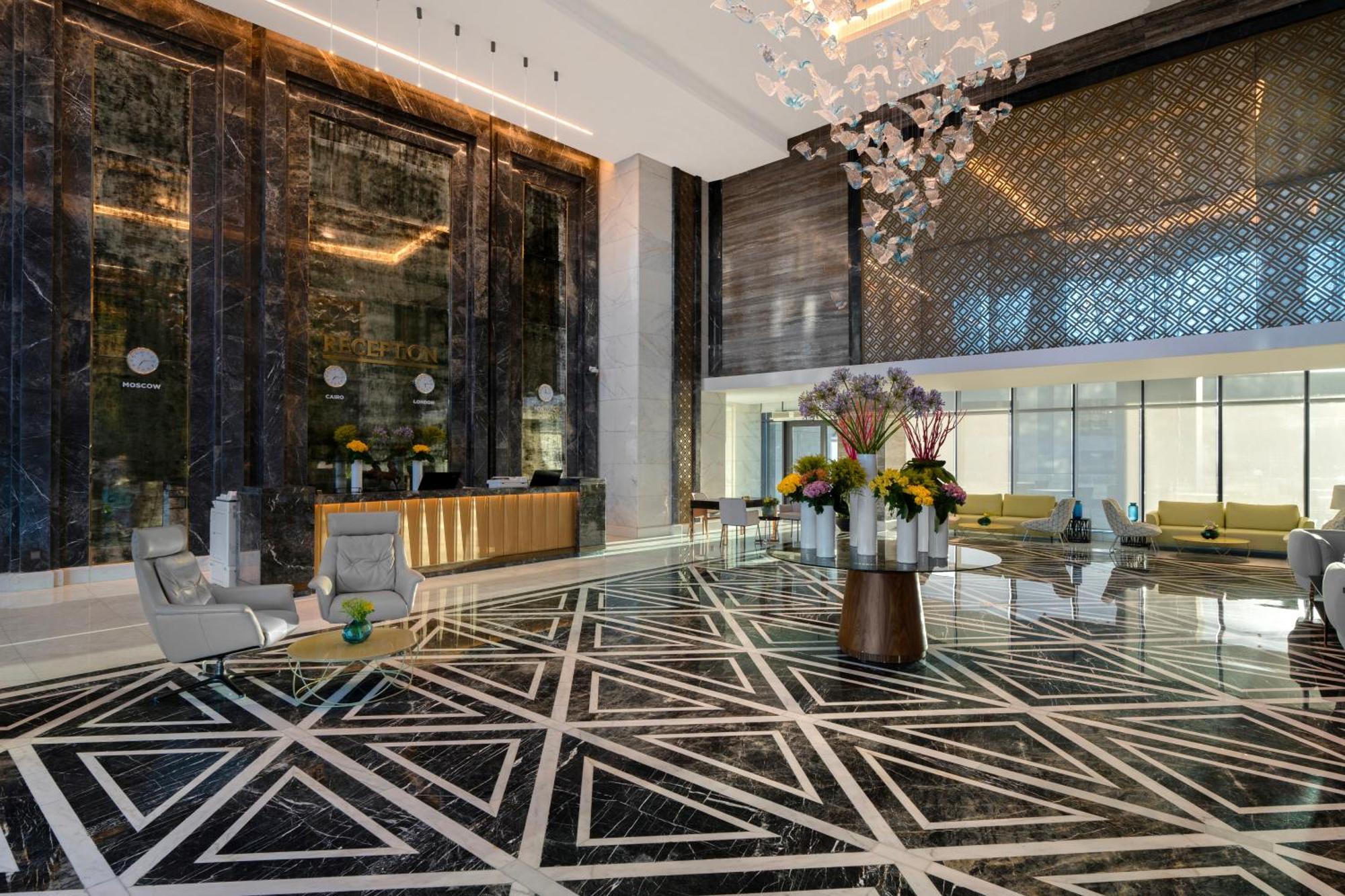 Rixos Premium Alamein El Alamein Eksteriør bilde Lobby
