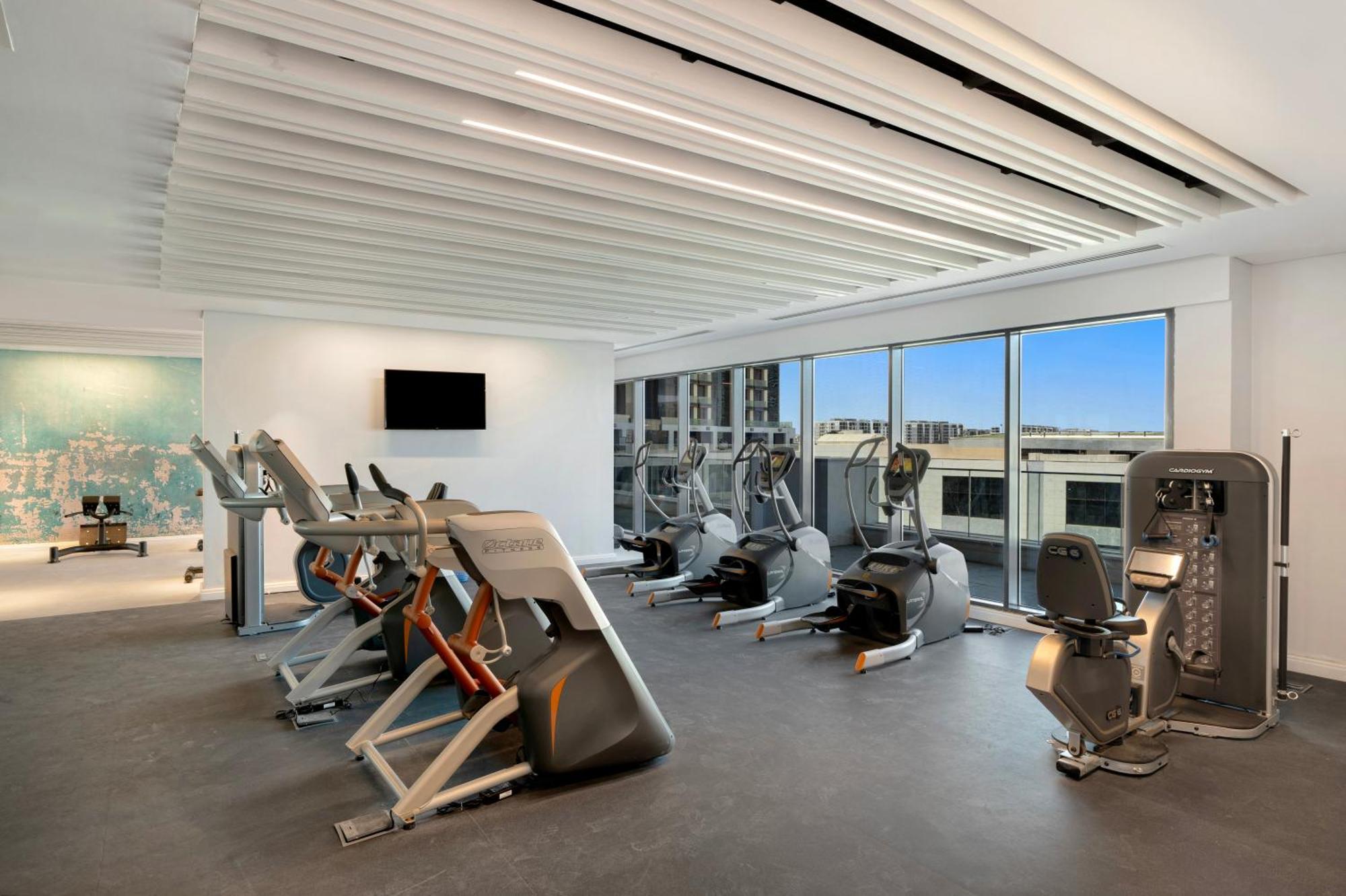 Rixos Premium Alamein El Alamein Eksteriør bilde The gym at the hotel